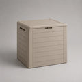 Scatola esterna verticale in polipropilene beige, 60 × 55 × 68 cm, 160 L
